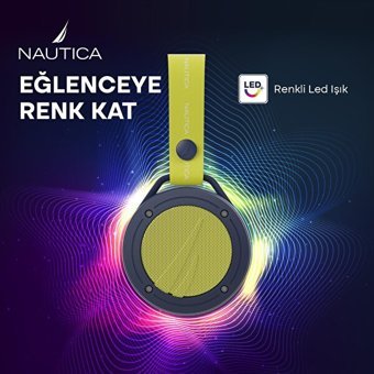 Nautica S20 3 W Taşınabilir Lacivert-Sarı Bluetooth Hoparlör