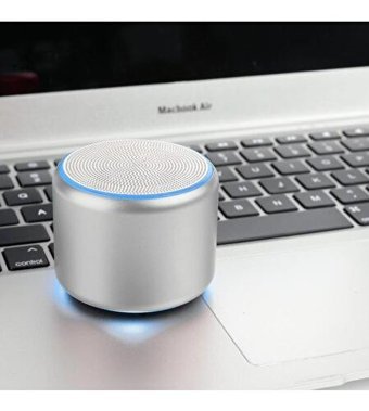 Logia Mini 5 W Işıklı Taşınabilir Gümüş Bluetooth Hoparlör
