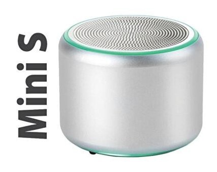 Logia Mini 5 W Işıklı Taşınabilir Gümüş Bluetooth Hoparlör