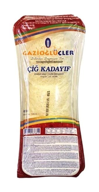 Gazioğlu Üçler Çiğ Kadayıf 500 gr