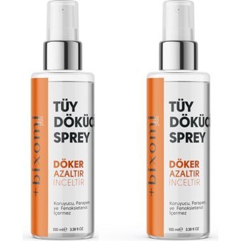 Bixomi Plus Tüm Ciltler İçin Tüm Vücut Unisex Tüy Dökücü Sprey 2x100 ml