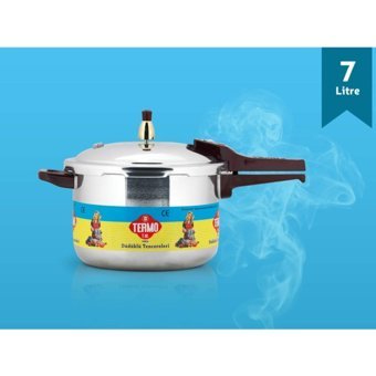Termo Clipso Kapak Alüminyum Tabanlı 7 lt Düdüklü Tencere Siyah