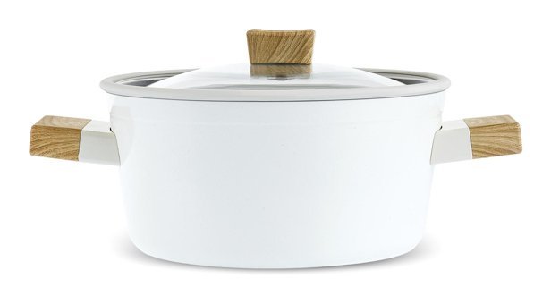 Karaca Swiss Crystal Creamy Wood Tencere 24 Cm