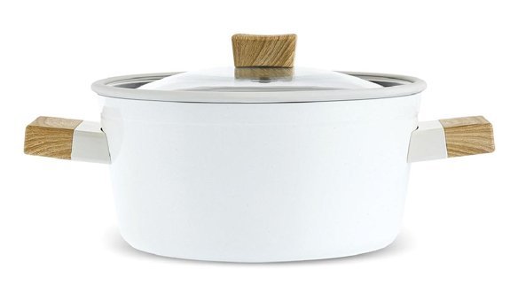 Karaca Swiss Crystal Creamy Wood Tencere 24 Cm