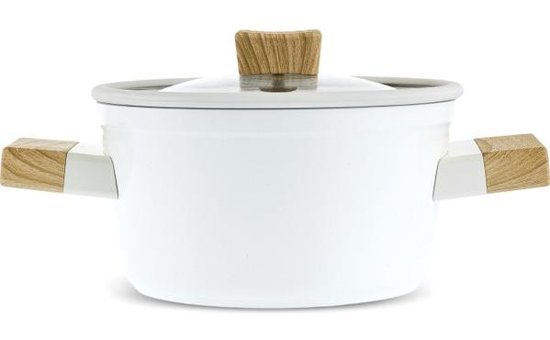 Karaca Swiss Crystal Creamy Wood Tencere 20 Cm