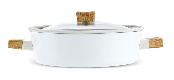 Karaca Swiss Crystal Creamy Wood Karnıyarık Tencere 26 Cm