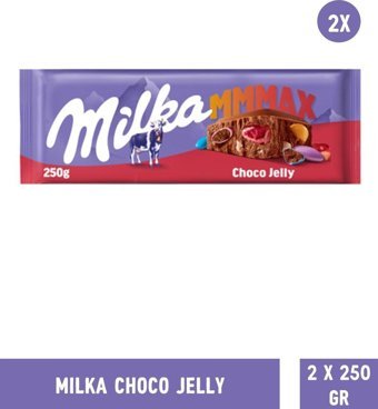 Milka Choco Jelly Mmmax Sütlü Sütlü Çikolata 500 gr 2'li