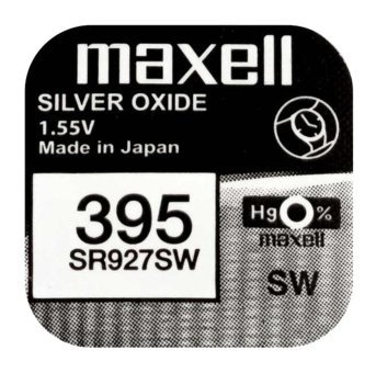 Maxell SR927SW 395 1.55 V 55 mAh Silver Oxide Düğme Pil 3'lü