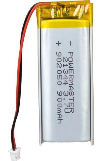 Powermaster 902050 21344 3.7 V 900 mAh Lityum Polimer Kare Şarjlı Pil