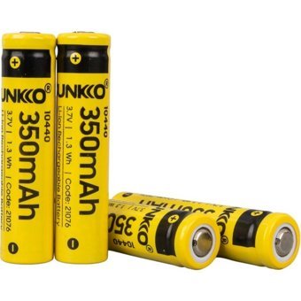 Sunkko 21076 10440 3.7 V 350 mAh Li-ion Kalem Şarjlı Pil 2'li
