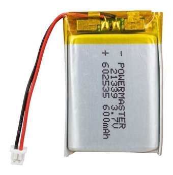 Powermaster 602535 21339 3.7 V 600 mAh Lityum Polimer Kare Şarjlı Pil