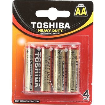 Toshiba HEAVY DUTY R6KG(M) SP-4TGTET 1.5 V Çinko AA / Kalem Pil 4'lü
