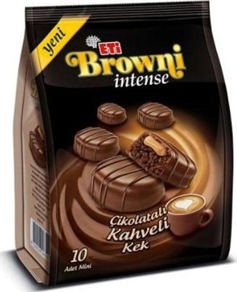 Eti Browni Intense Mini Çikolatalı-Kahveli Kek 12'li 160 gr