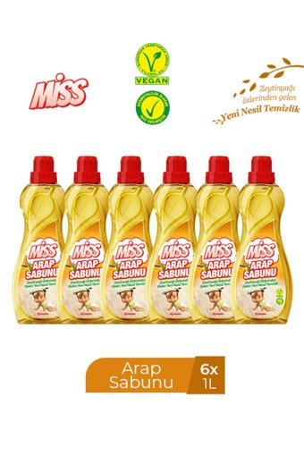 Miss Sıvı Arap Sabunu 6x1 lt