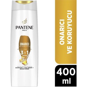 Pantene Pro-V Onarıcı Tüm Saçlar İçin 3'ü 1 Arada Şampuan 400 ml