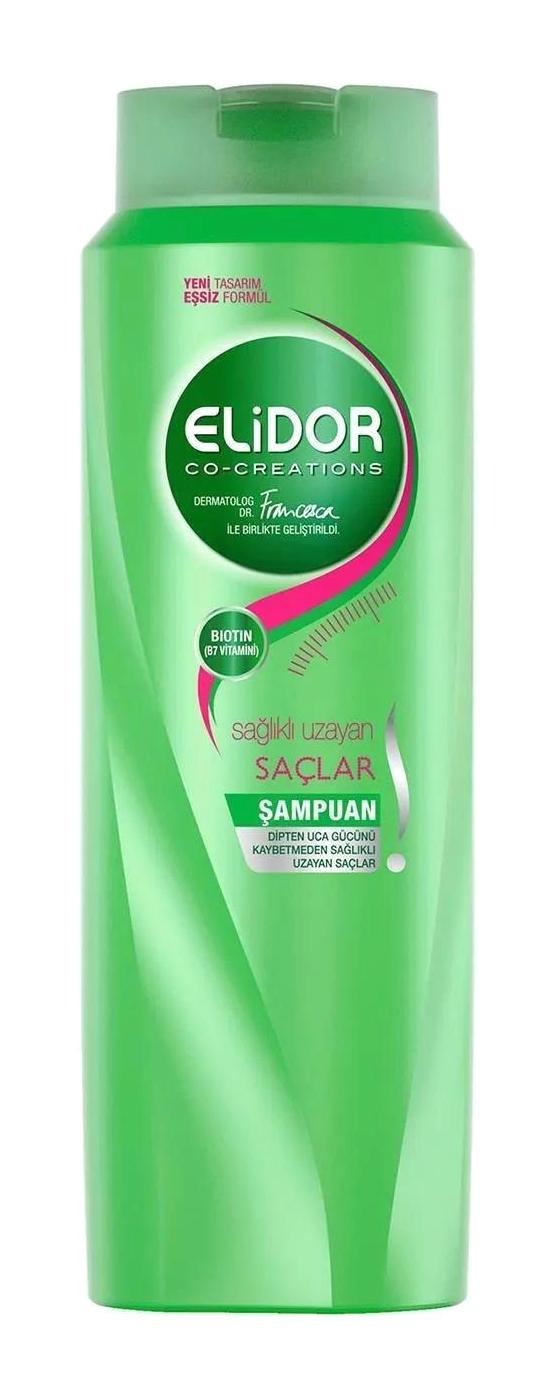 Elidor Sağlıklı Uzayan Saçlar Tüm Saçlar İçin Argan Yağlı Şampuan 500 ml