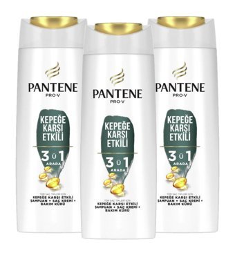 Pantene Pro-V Kepek Karşıtı Tüm Saçlar İçin 3'ü 1 Arada Şampuan 3x400 ml