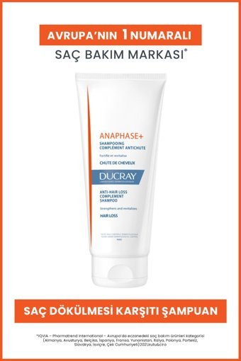 Ducray Anaphase+ Şaç Dökülmesine Karşı Tüm Saçlar İçin Şampuan 100 ml