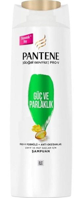 Pantene Pro-V Güç ve Parlaklık Tüm Saçlar İçin 2'si 1 Arada Şampuan 600 ml