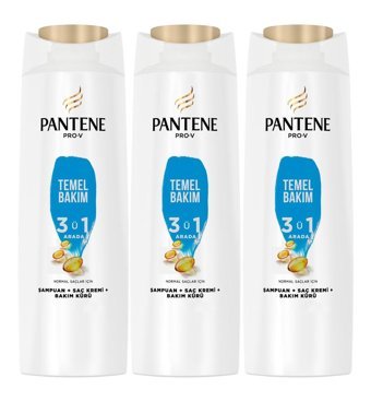 Pantene Pro-V Bakım Yapan Tüm Saçlar İçin 3'ü 1 Arada Şampuan 3x350 ml