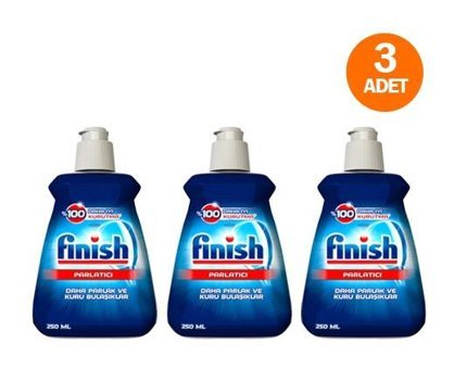 Finish Bulaşık Makinesi Parlatıcısı 3x250 ml