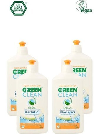 Green Clean Portakal Yağlı Bulaşık Makinesi Parlatıcısı 4x500 ml