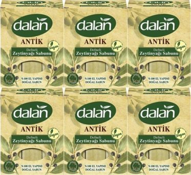 Dalan Antik Organik Zeytinyağlı Katı Sabun 6x900 gr