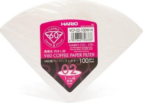 Hario V60 2 Numara Filtre Kahve Kağıdı 100'lü