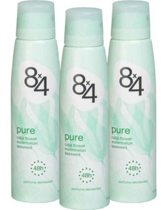 8x4 Pudrasız Ter Önleyici Sprey Kadın Deodorant 3x150 ml