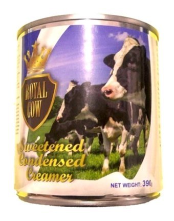Royal Cow Sweetened Condensed Milk Laktozlu Sade İnek Süt 390 gr