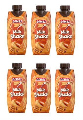 Dimes Milkshake Laktozlu Karamelli İnek Süt 6x310 ml