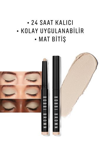 Bobbi Brown Long Wear Vanilla Krem Metalik Stick Far Kırık Beyaz