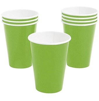 Partioutlet 8 Oz Karton Bardak 8'li Yeşil