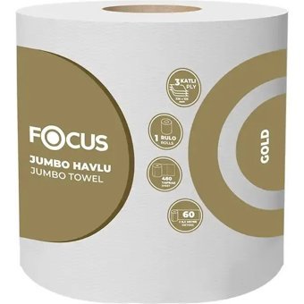 Focus Gold 3 Katlı 6'lı Rulo Kağıt Havlu