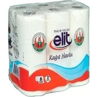 Elit 2 Katlı 6'lı Rulo Kağıt Havlu