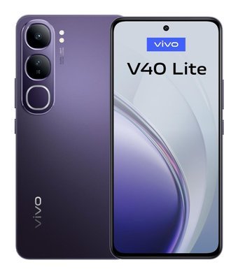 Vivo V40 Lite 256 GB Hafıza 8 GB Ram 6.78 inç 50 MP Çift Hatlı AMOLED Ekran Android Akıllı Cep Telefonu Mor Siyah