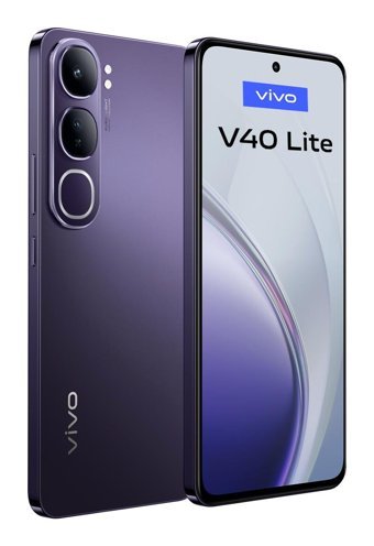 Vivo V40 Lite 256 GB Hafıza 8 GB Ram 6.78 inç 50 MP Çift Hatlı AMOLED Ekran Android Akıllı Cep Telefonu Mor Siyah