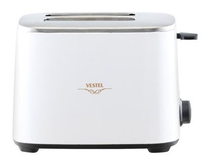 Vestel Rustik 2 Dilim Kırıntı Tepsisi 960 W Beyaz Mini Ekmek Kızartma Makinesi