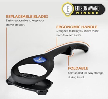 Bakblade 2.0 Elit Sırt Vücut 2 Başlıklı Islak Kuru Tıraş Makinesi