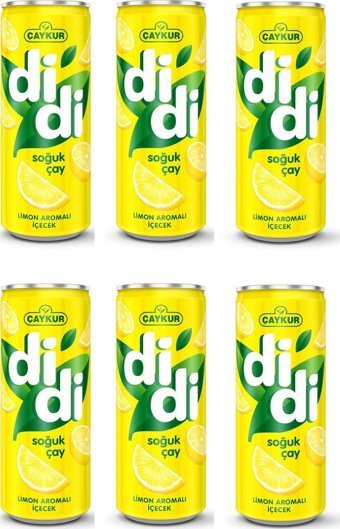 Çaykur Didi Limonlu Soğuk Çay 6x330 ml