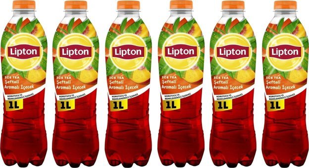 Lipton Şeftalili Soğuk Çay 6x1 lt