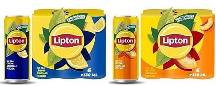 Lipton Limonlu-Şeftalili Soğuk Çay 12x330 ml