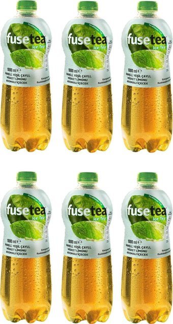Fuse Tea Naneli-Misket Limonlu-Yeşil Çaylı Soğuk Çay 6x1 lt