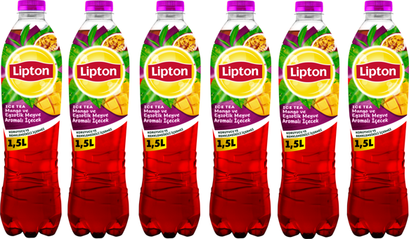 Lipton Mangolu-Egzotik Meyveli Soğuk Çay 6x1.5 lt