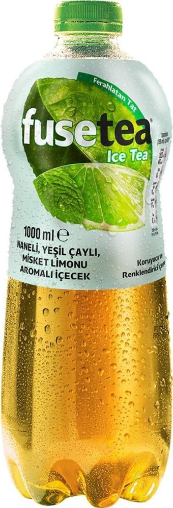 Fuse Tea Naneli-Misket Limonlu-Yeşil Çaylı Soğuk Çay 1 lt