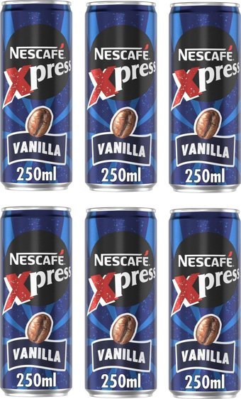 Nescafe Xpress Vanilya Soğuk Kahve 6x250 ml
