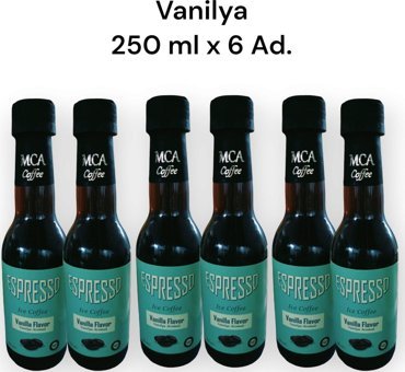 Mca Coffee Vanilya Espresso Soğuk Kahve 6x250 ml