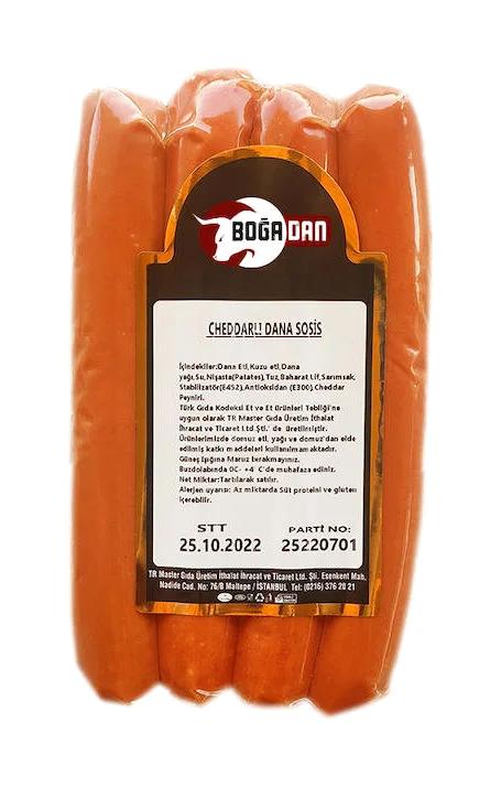 Boğadan Cheddarlı Uzun Dana Sosis 3 kg