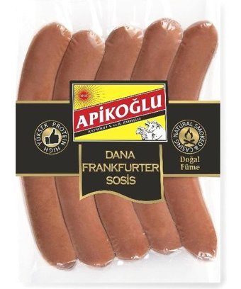 Apikoğlu Frankfurter Uzun Dana Sosis 220 gr