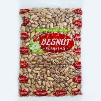 Besnut Kuruyemiş Kabuklu Boz Kavrulmuş Taze Gaziantep Yöresi Tane Antep Fıstığı 1 kg